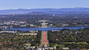 Canberra temperatur, klima og vær gjennom året