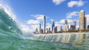 Været og temperatur i Gold Coast i august 2025