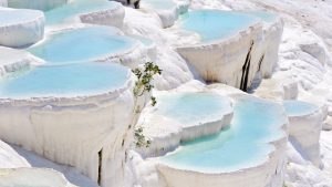Pamukkale temperatur, klima og vær gjennom året