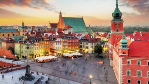 Warszawa temperatur, klima og vær gjennom året