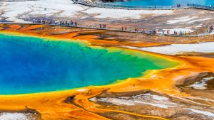 Været og temperatur i Yellowstone National Park i juli 2019