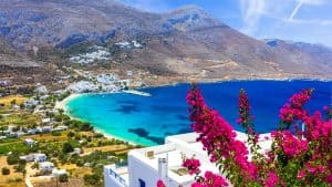 Amorgos temperatur, klima og vær gjennom året