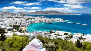Været og temperatur i Mykonos (city) i oktober 2025
