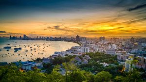 Pattaya temperatur, klima og vær gjennom året