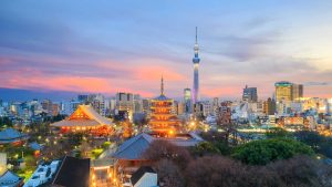 Tokyo temperatur, klima og vær gjennom året