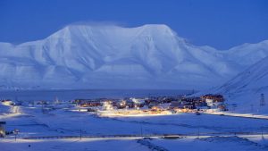 Været og temperatur i Longyearbyen i november 2025