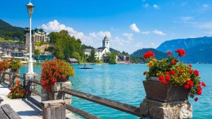 Sankt Wolfgang im Salzkammergut temperatur, klima og vær gjennom året