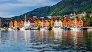 Bergen temperatur, klima og vær gjennom året