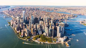 Været og temperatur i Manhattan i april 2026
