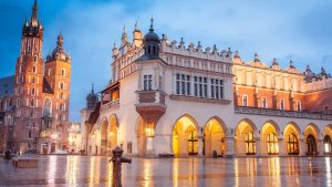 Været og temperatur i Kraków i desember 2025
