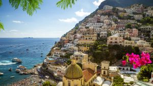 Været og temperatur i Positano i august 2020