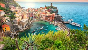 Italienske Riviera temperatur, klima og vær gjennom året