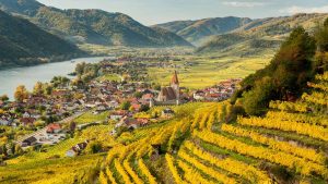 Wachau temperatur, klima og vær gjennom året