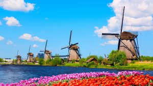 Været og temperatur i Kinderdijk i juli 2025
