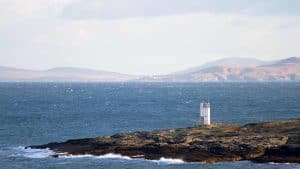 Været og temperatur i Colonsay i mai 2019