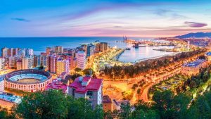 Været og temperatur i Málaga i februar 2021