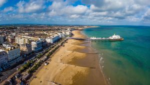 Eastbourne temperatur, klima og vær gjennom året