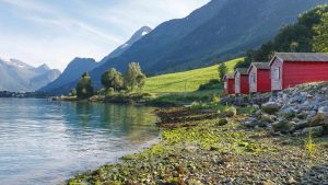 Nordfjorden temperatur, klima og vær gjennom året